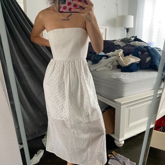 Tibi Dresses & Skirts - Tibi maxi dress white eyelet
